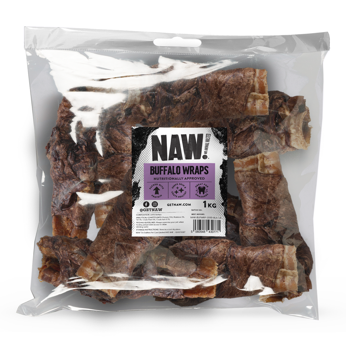 Buffalo Wraps (1kg)