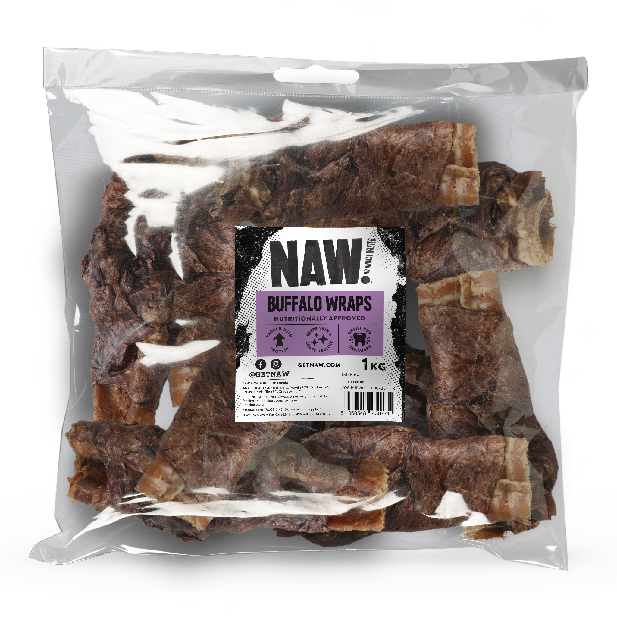 Buffalo Wraps (1kg)