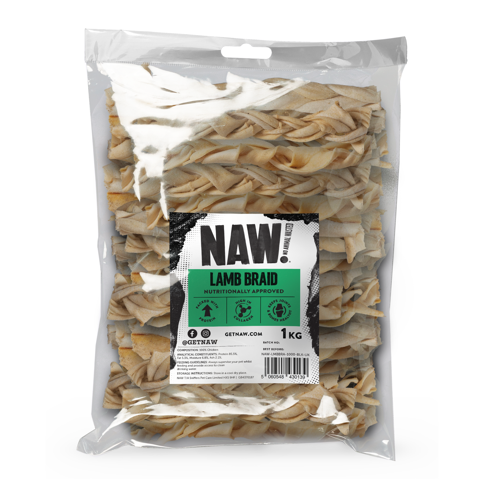 Lamb Braid (1kg)