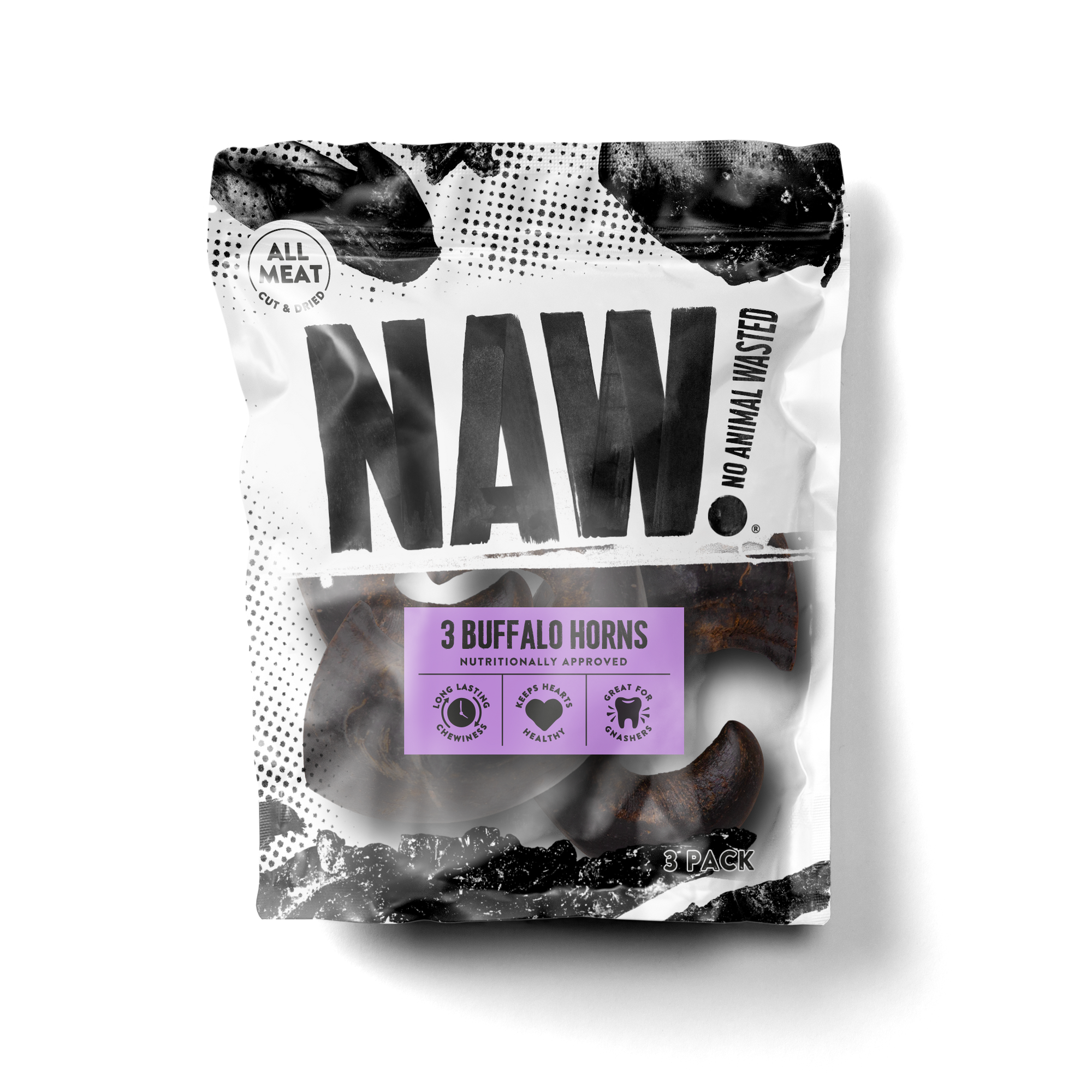 Buffalo Horn Small (3PK)