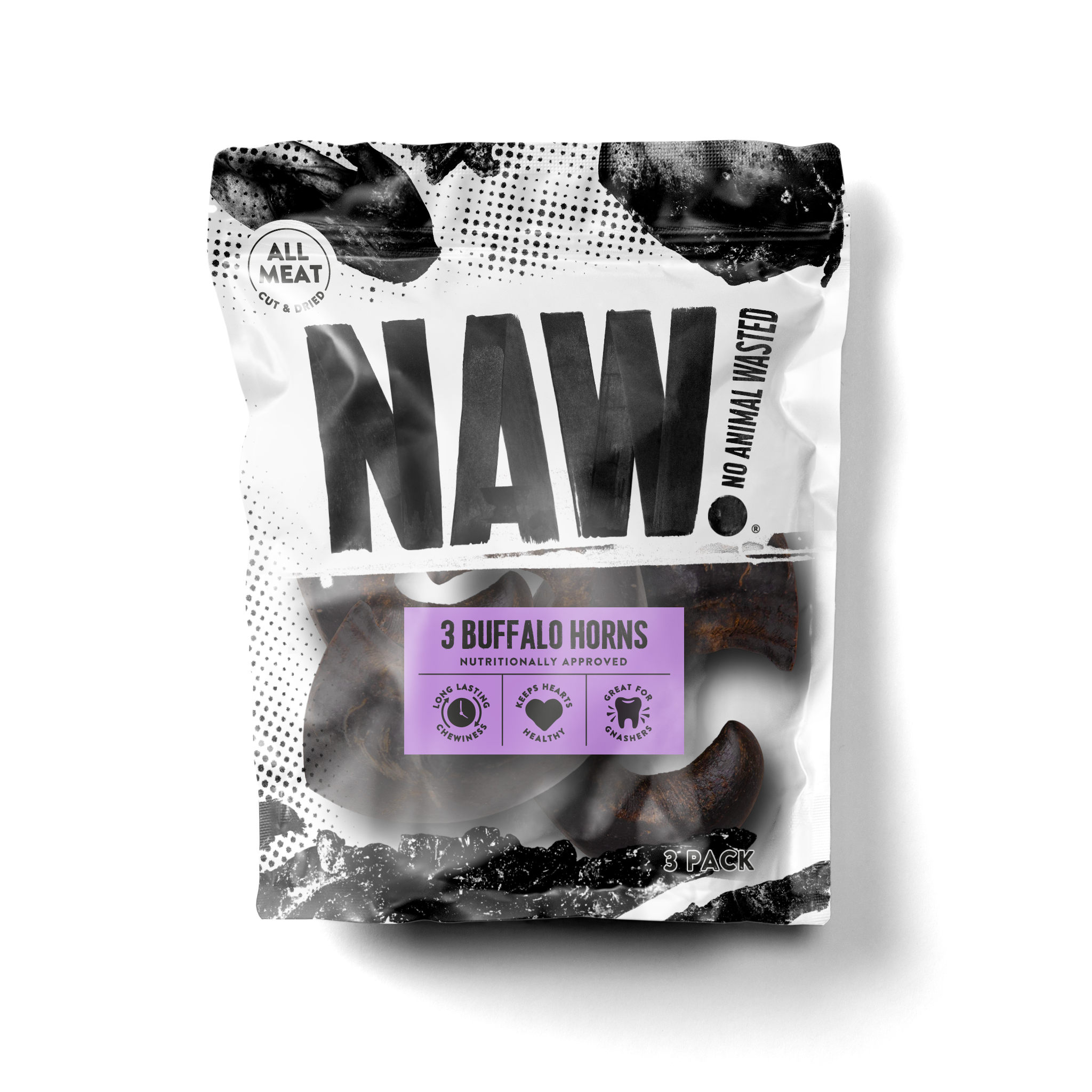 Buffalo Horn Small (3PK)