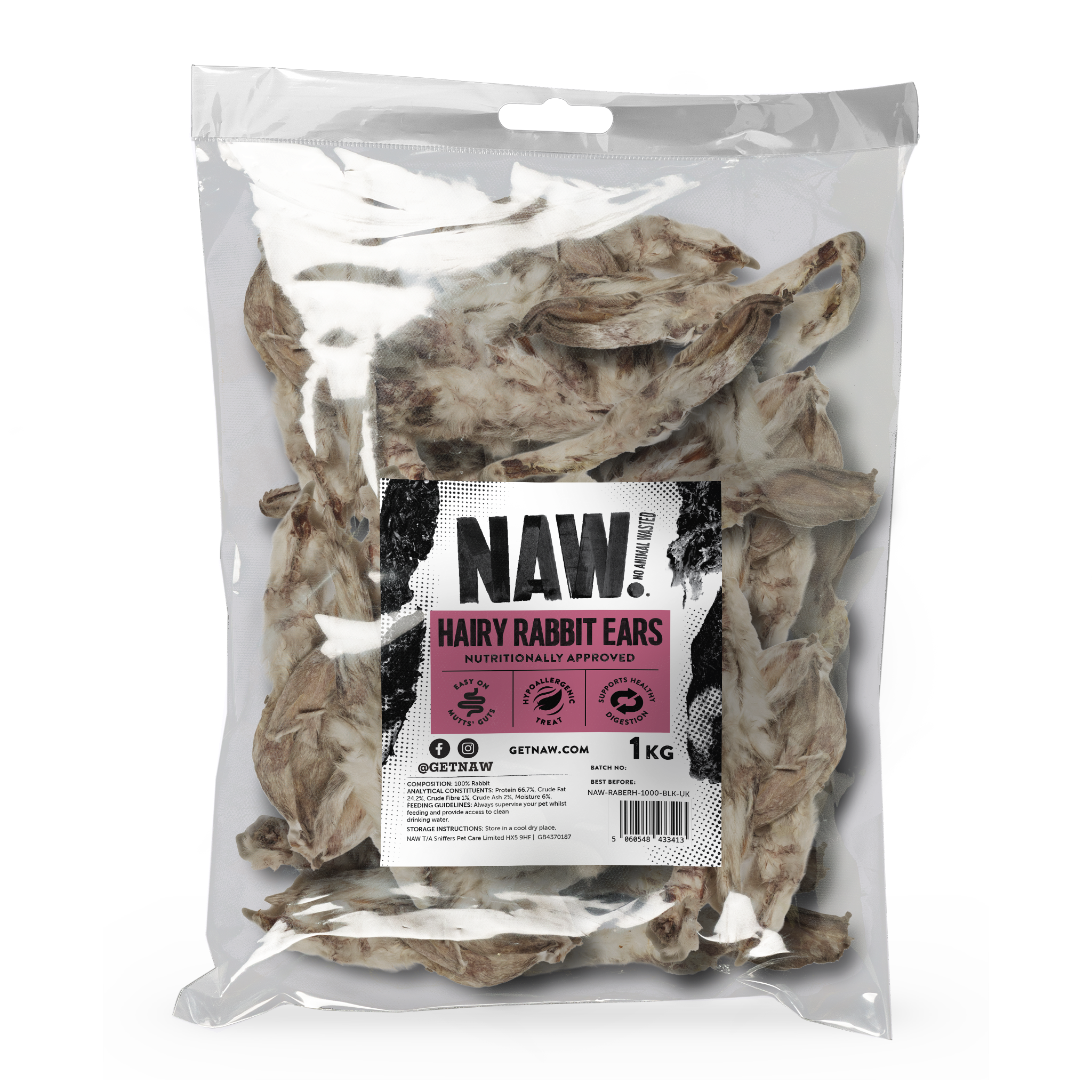Hairy Rabbit Ears (1kg) – NAW