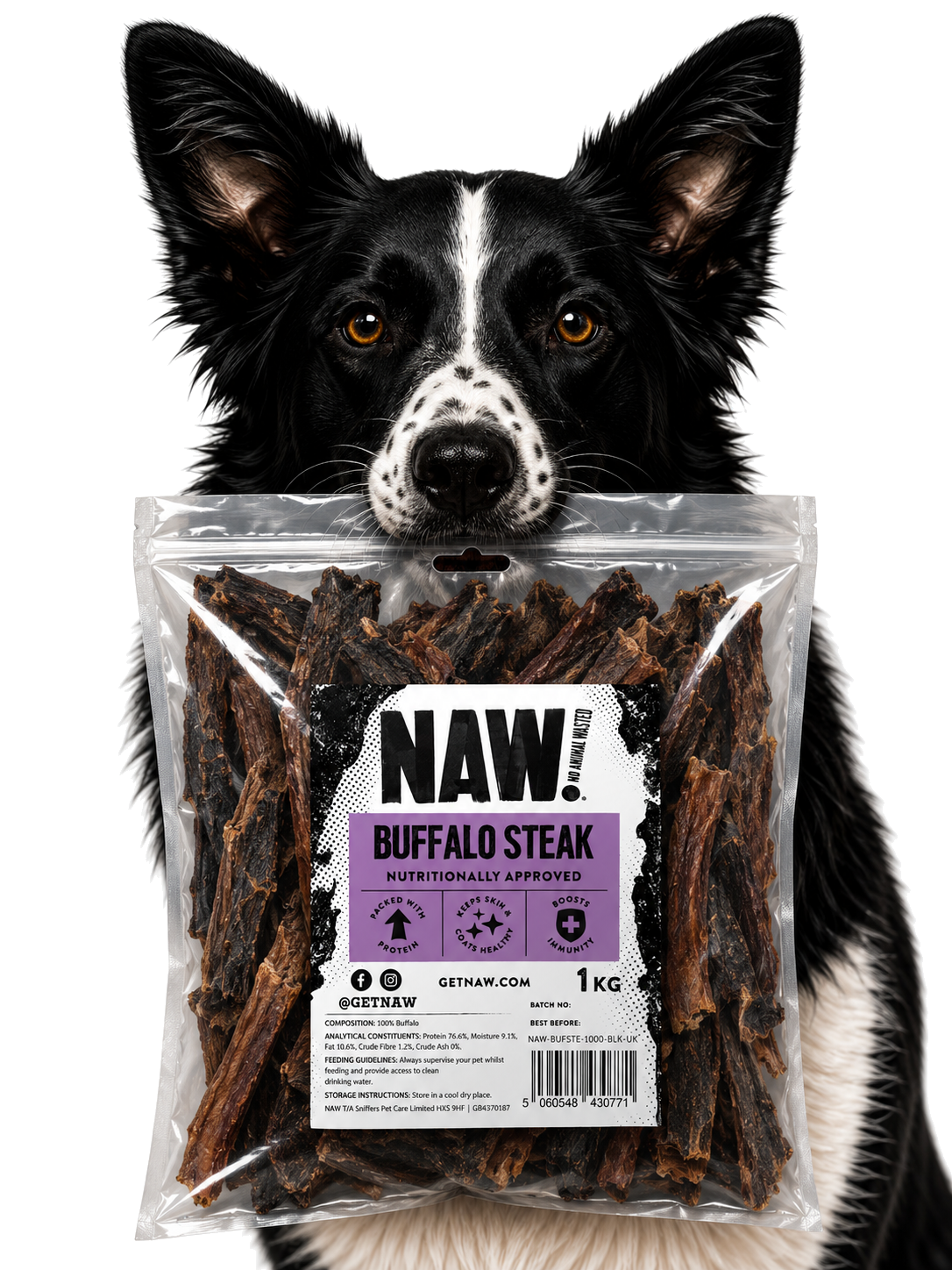 Dog enjoying the product